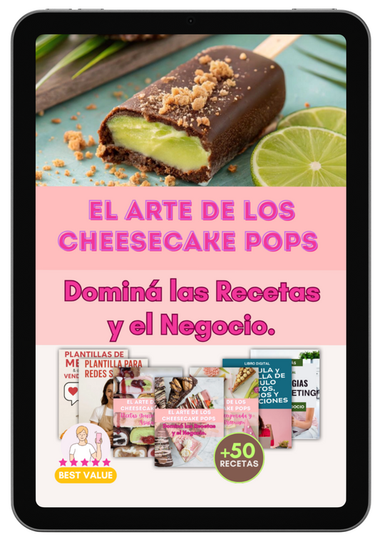 El Arte de los Cheesecake Pops: Domina las Recetas y el Negocio